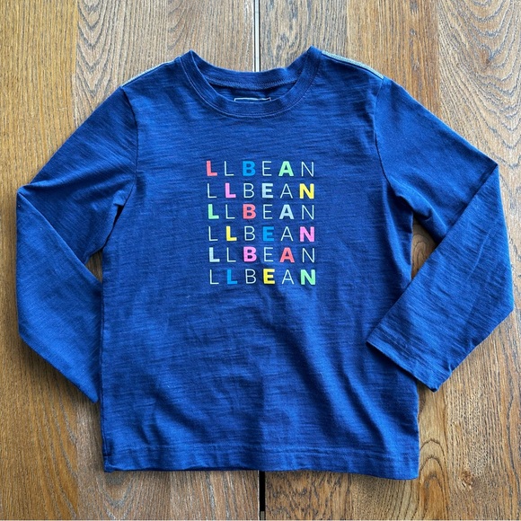 L.L. Bean Other - L.L. Bean Kids Navy Blue Long Sleeve Graphic Shirt | Size 5-6